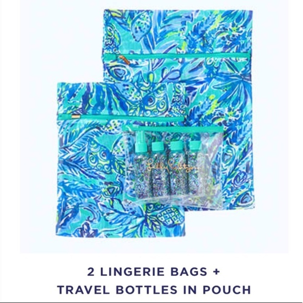 Lilly Pulitzer lingerie bags & travel set